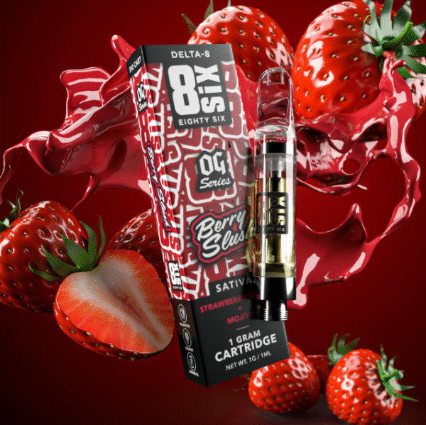 Berry Slush Delta-8 THC Vape Cartridge - Image 2