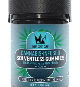 Strawberry Banana Solventless Vegan Hash Gummies